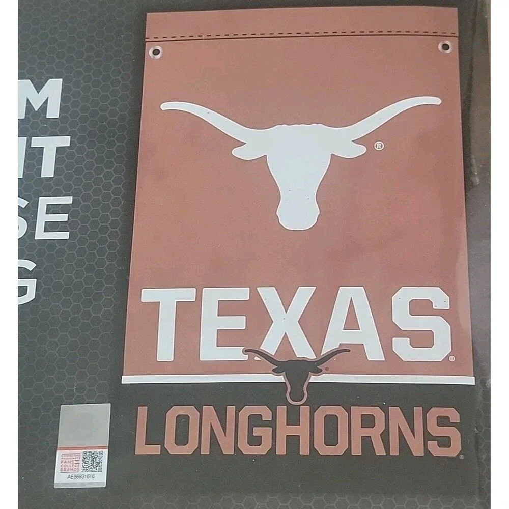 Texas Longhorns UT UNIV Team Spirit House Flag 28